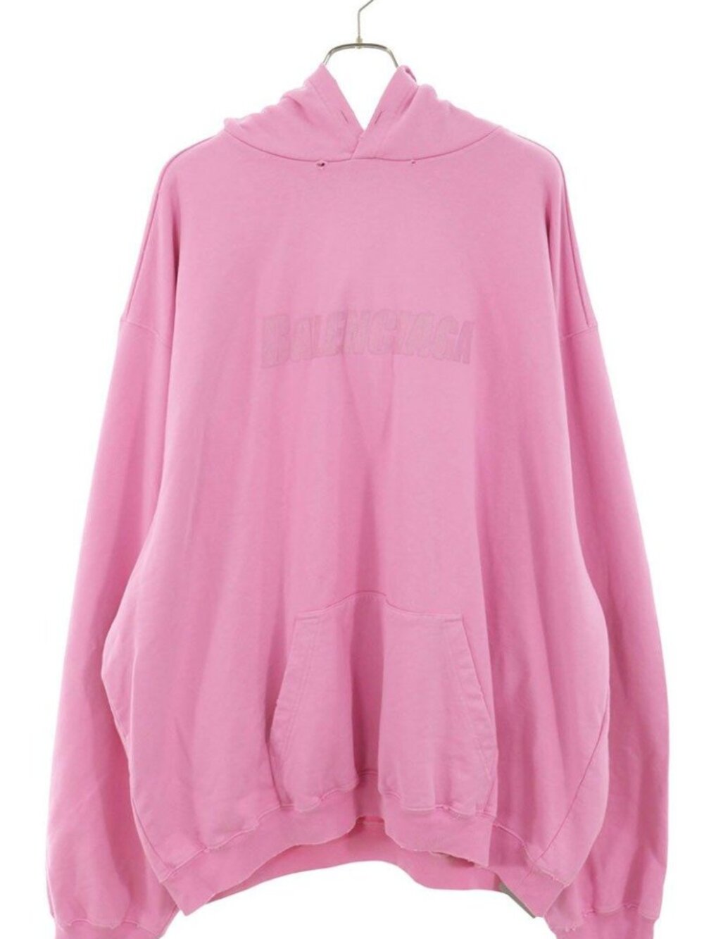 Balenciaga Front Logo Pullover Hoodie XL